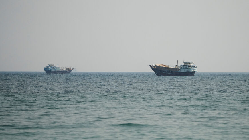 Vessels at the Strait of Hormuz, as seen from Musandam,Oman, July 12, 2026. REUTERS/Stringer