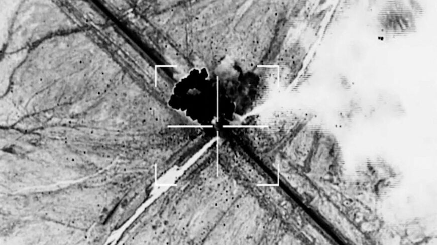 Smoke rises from an explosion at an unknown location, during what U.S. Central Command (CENTCOM) says are strikes on Iran, in this screen grab taken from a handout video released July 17, 2026.     U.S. Central Command/Handout via REUTERS