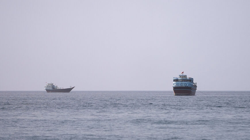 Vessels at the Strait of Hormuz, as seen from Musandam, Oman, July 17, 2026. REUTERS/Stringer