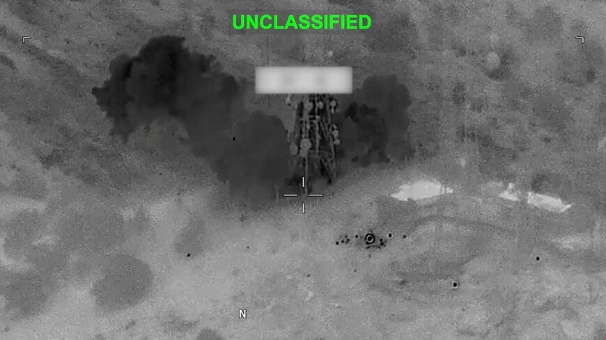 Smoke rises from an explosion at an unknown location, during what U.S. Central Command (CENTCOM) says are strikes on Iran, in this screen grab taken from a handout video released July 17, 2026.     U.S. Central Command/Handout via REUTERS