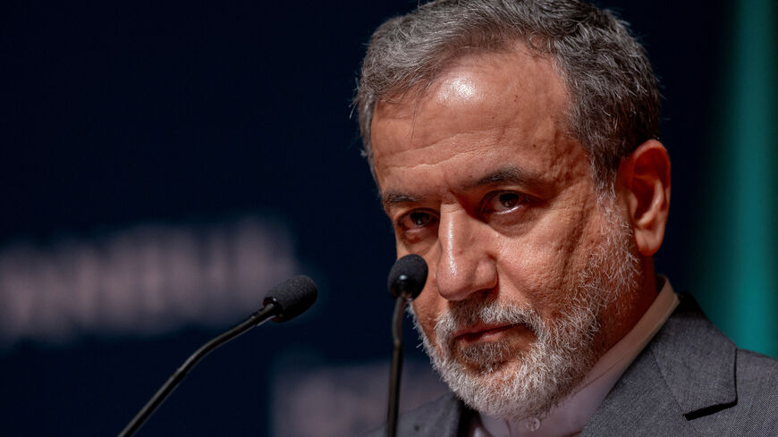 Iranian Foreign Minister Abbas Araqhchi looks on during a press conference in Istanbul, Turkey, June 22, 2025. REUTERS/Umit Bektas