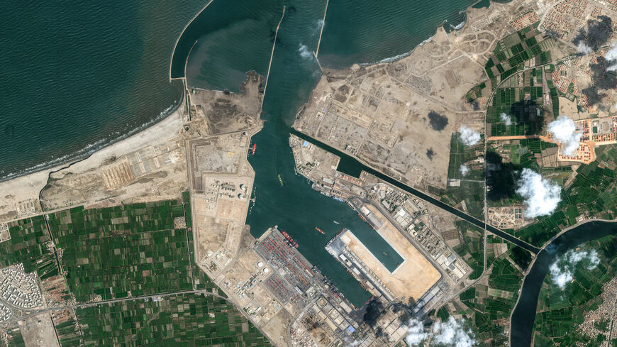 A view of the Damietta port, Egypt, August 31, 2024. Vantor/Handout via REUTERS/File Photo