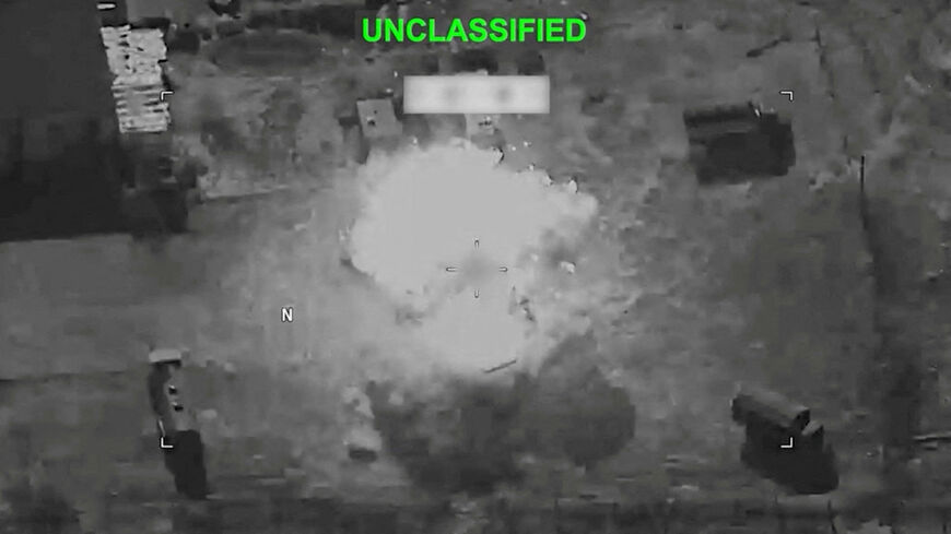 Smoke rises following explosion at an unknown location, during what U.S. Central Command (CENTCOM) says are strikes on Iran, in this screengrab taken from a handout video released on July 29, 2026. U.S. Central Command/Handout via REUTERS