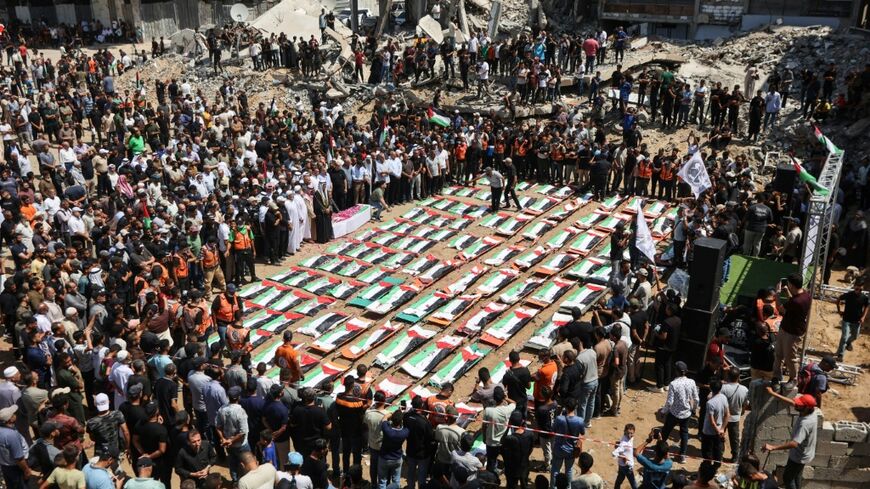 Gaza's civil defence agency says thousands of bodies are still trapped under the rubble in the territory
