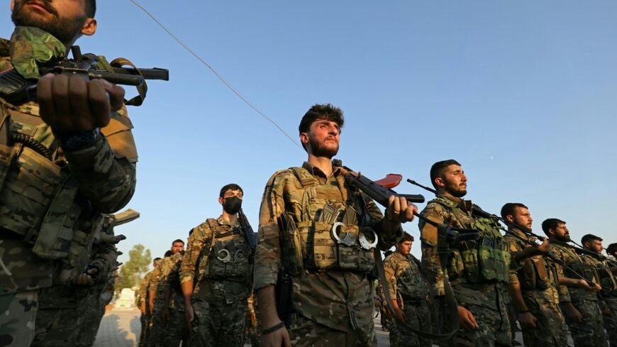 The Syrian Democratic Forces were formed in 2015 at the instigation of the United States, impressed by Kurdish fighters and seeking a partner in the battle against the jihadists of the Islamic State group