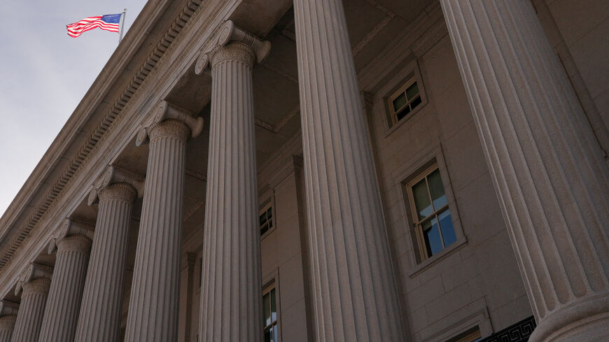 A general view of the U.S. Department Of The Treasury in Washington, D.C., U.S., February 1, 2026. REUTERS/Ken Cedeno
