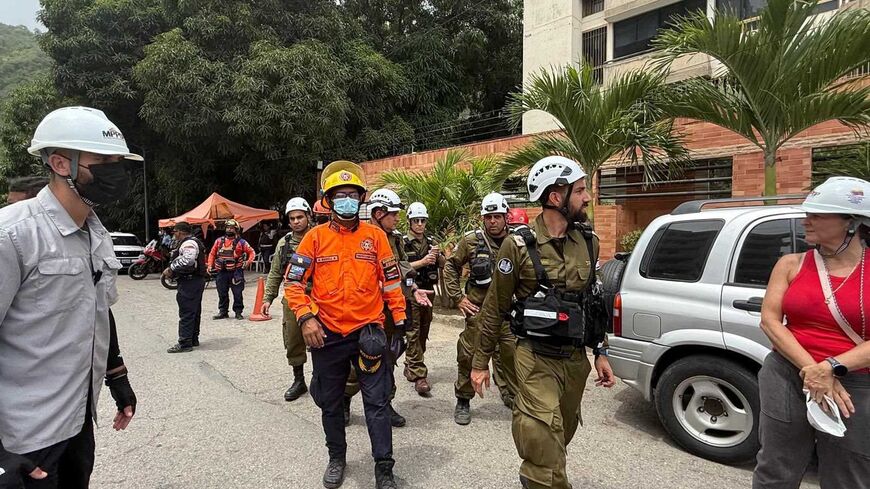 An Israeli rescue team arrives in Venezuela after the earthquake in June 2026.  Israeli Foreign Ministry