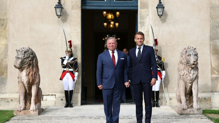 Jordan's King Abdullah II was also present at the meeting