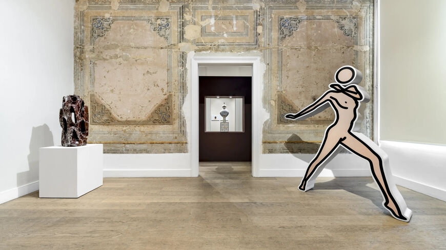 An installation view of “Labour of Love.” (Photo courtesy of Galerist)
