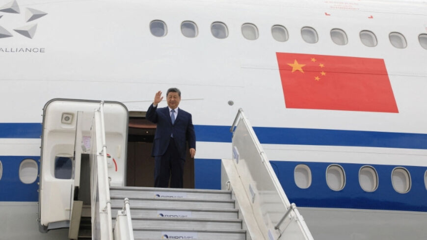 Chinese President Xi Jinping arrives to attend the BRICS Summit in New Delhi