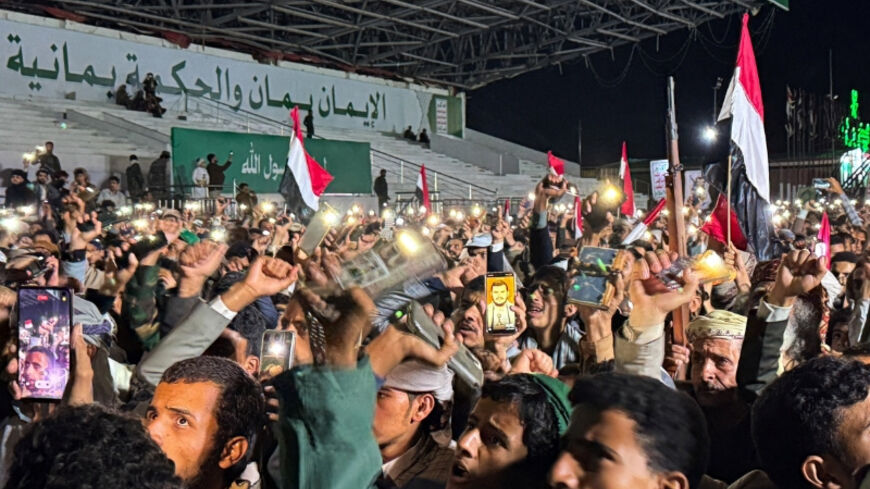 Houthi supporters celebrate advances in Red Sea coastline