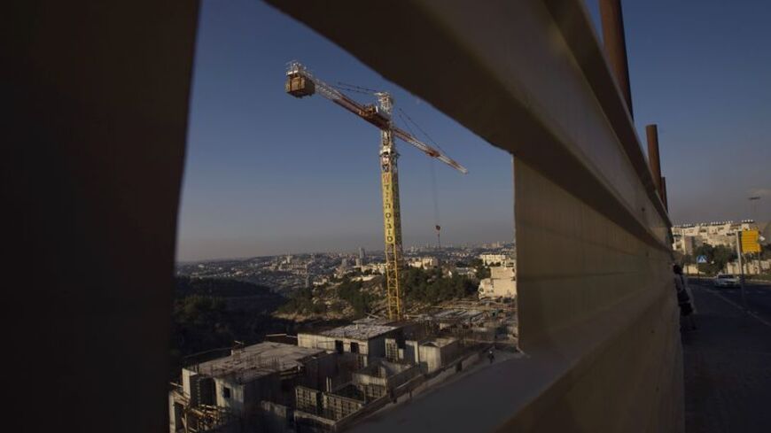 Construction site is seen in Gilo, a Jewish settlement that Israel erected on land it captured in the West Bank in a 1967 war