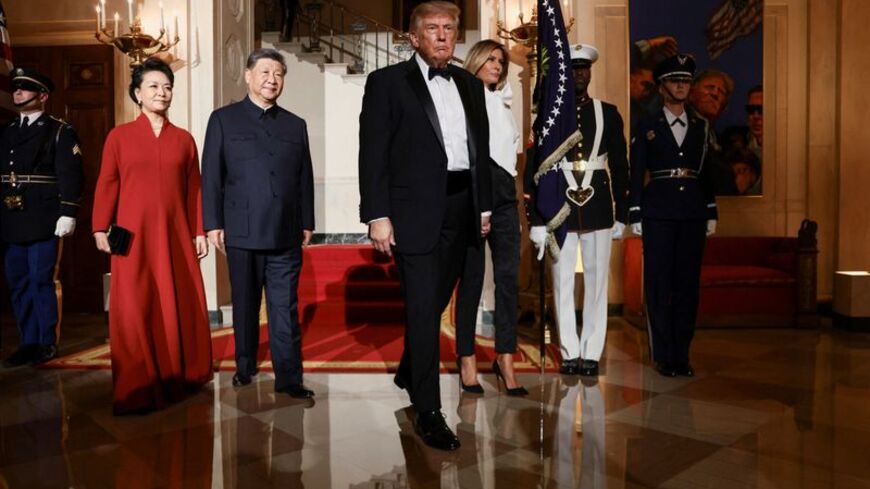 US President Donald Trump hosts state dinner for China's President Xi Jinping at the White House in Washington, D.C.