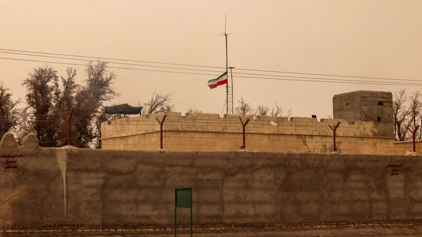Milak border crossing near the town of Zabol, Iran