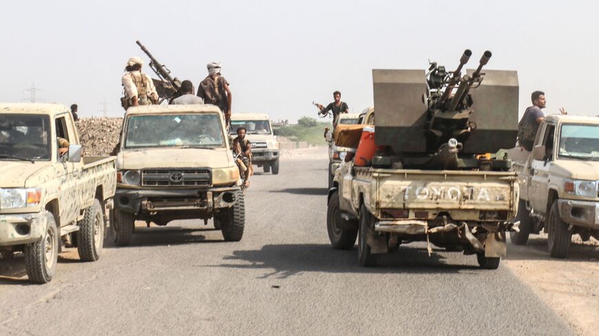 Forces loyal to Yemen's Saudi-backed government 
