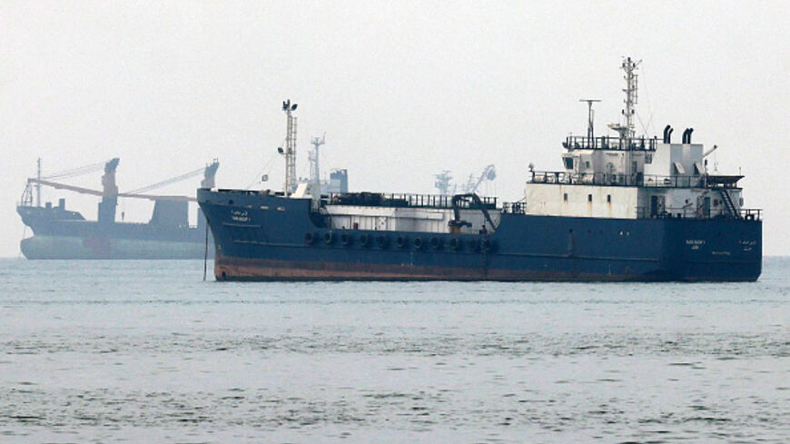 Vessels transit the Hormuz Strait off the coast of Iran's southern port city of Bandar Abbas on September 7, 2026. Iran's top negotiator threatened on September 6 of a more forceful response to any further US attacks after Tehran targeted American warships in their latest round of clashes. The exchanges of fire, which began with US raids last week, come amid a deadlock in the six-month war between the two foes. (Photo by ATTA KENARE / AFP via Getty Images) /