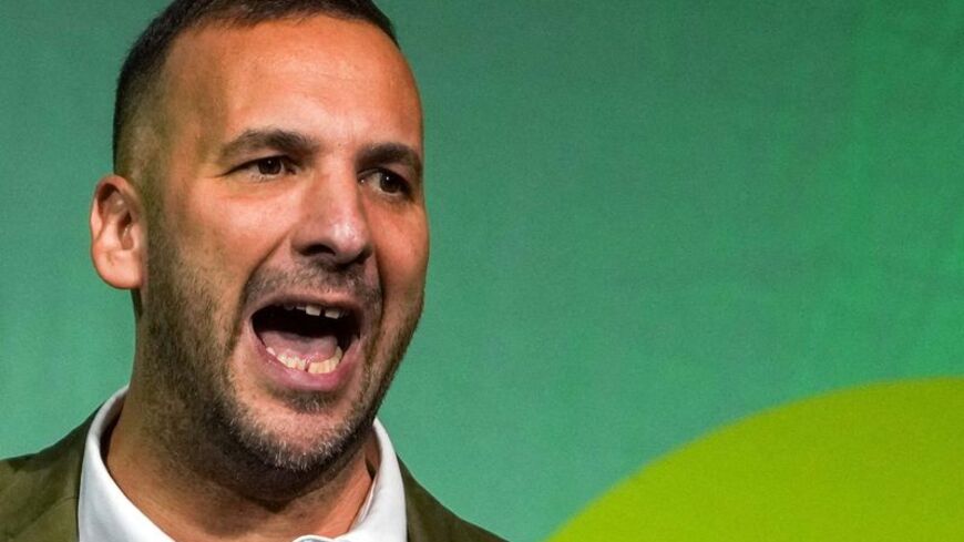 Britain's Green Party leader Zack Polanski attends a Green Party conference in Brighton