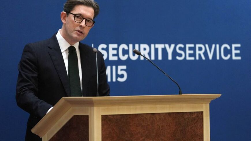 Director General of MI5 Ken McCallum speaks at Thames House in London