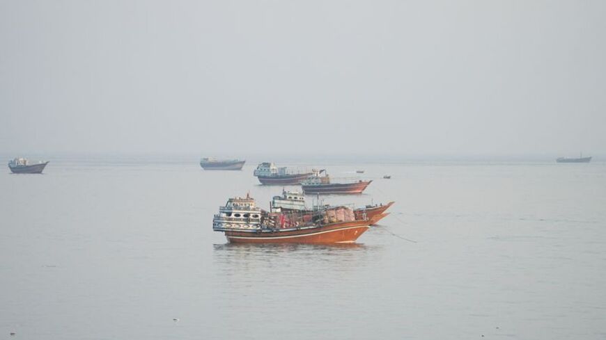 Vessels at the Strait of Hormuz, as seen from Musandam