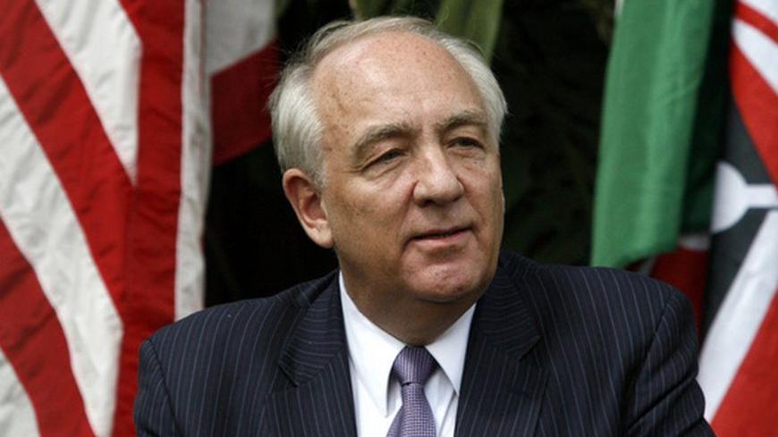 Stephen Rapp, U.S. ambassador-at-large for war crimes issues, addresses a news conference in Kenya's capital Nairobi, November 16, 2009. The United States will attend an International Criminal Court (ICC) meeting this week as an observer for the first time since the Hague court was set up in 2002, President Barack Obama's war crimes envoy said on Monday. REUTERS/Thomas Mukoya (KENYA POLITICS CRIME LAW CONFLICT)