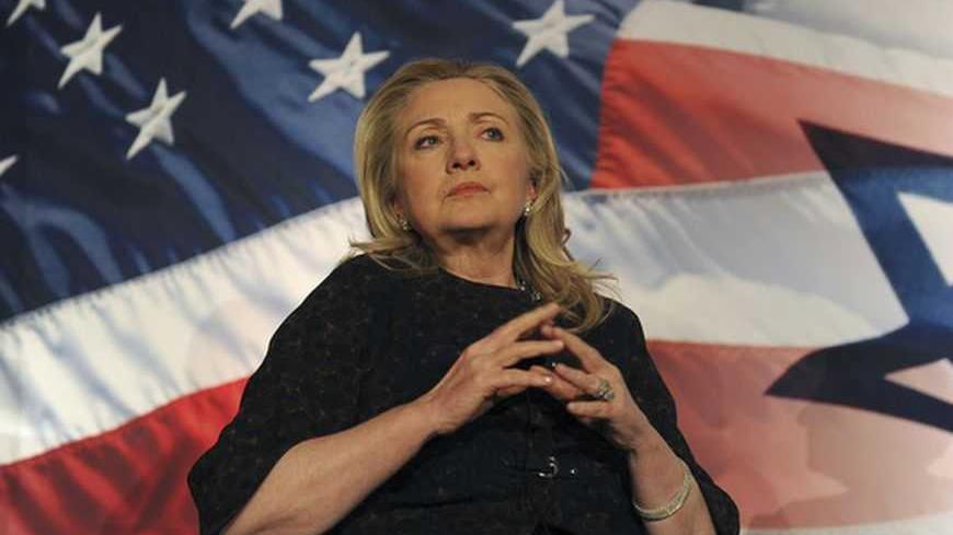 U.S. Secretary of State Hillary Clinton answers questions from the audience at the 2012 Saban Forum on U.S.-Israel relations gala dinner in Washington, November 30, 2012. REUTERS/Mary F. Calvert (UNITED STATES - Tags: POLITICS)