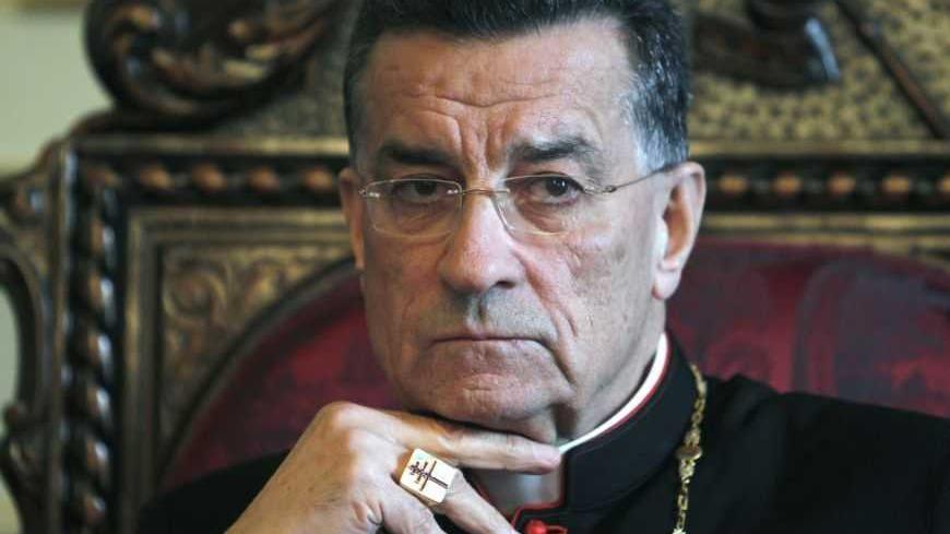 Lebanon's Christian Maronite Patriarch Beshara al-Rai, attends an interview with Reuters in Bkirki, north of Beirut, February 28, 2012. Violence and bloodshed is turning the "Arab Spring" into winter, the head of Lebanon's Maronite Church said, threatening Christians and Muslims alike across the Middle East. Patriarch Beshara al-Rai, whose Maronite Church also has a strong presence in Syria, said change could not be brought to the Arab world by force and that Christians feared the turmoil was helping extrem