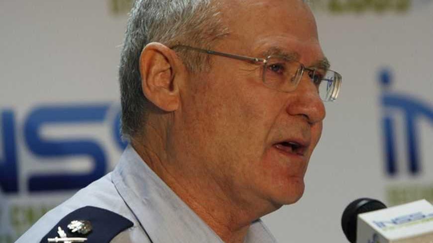 Major-General Amos Yadlin, Israel's chief of military intelligence, speaks at the annual Institute for National Security Studies (INSS) conference in Tel Aviv December 15, 2009. Israel is parlaying civilian technological advances into a cyberwarfare capability against its enemies, Yadlin, a senior Israeli general, said on Tuesday in a rare public disclosure about the secret programme. REUTERS/Gil Cohen Magen (ISRAEL - Tags: MILITARY POLITICS SCI TECH) - RTXRVGO
