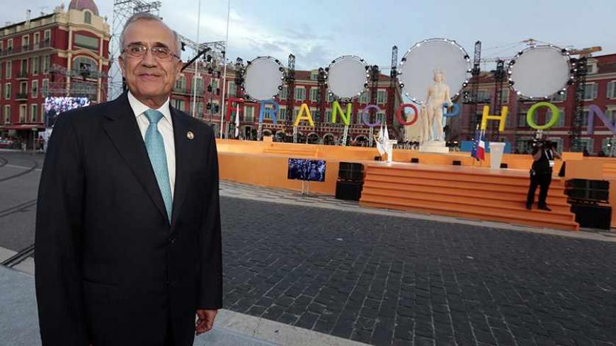 Lebanon's President Michel Suleiman is seen during the opening ceremony of the 7th Francophone Games in Nice September 7, 2013. REUTERS/Eric Gaillard (FRANCE - Tags: POLITICS SPORT) - RTX13C38