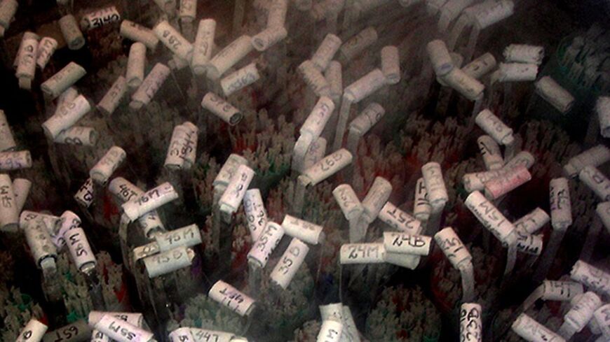Aarhus, DENMARK: TO GO WITH STORY BY SLIM ALLAGUI: Vials of sperm are frozen at Cryos, the world's biggest sperm bank, 12 March 2007 in Aarhus, Denmark. The existence of the firm is being threatened by the Danish income tax administration, which wants to tax revenue from sperm donations by lifting the anonymity of donors. The tax measure has yet to be approved by parliament, but could sound the death knell for the sperm bank, which has grown into an international success in the last 15 years thanks to what 