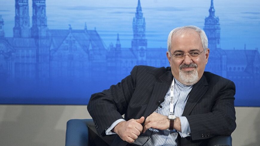 Iran's Foreign Minister Mohammad Javad Zarif attends the annual Munich Security Conference February 2, 2014. REUTERS/Lukas Barth (GERMANY - Tags: POLITICS) - RTX184O6