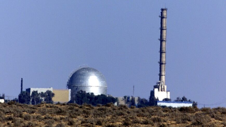 View of the Israeli nuclear facility in the Negev Dest outside Dimona August 6, 2000. Mordechai Vanunu, a former nuclear technical, spilled Israel's nuclear secrets to a British newspaper in 1986 and a short while later was abducted to Israel to stand trial. He is currently in the 13th year of an 18-year jail term. Vanunu claimed Israel had built 200 atomic bombs at the Dimona site. Today, August 6, is the 55th anniversary of the atomic bombing of Hiroshima in Japan where some 200,000 people were killed, le
