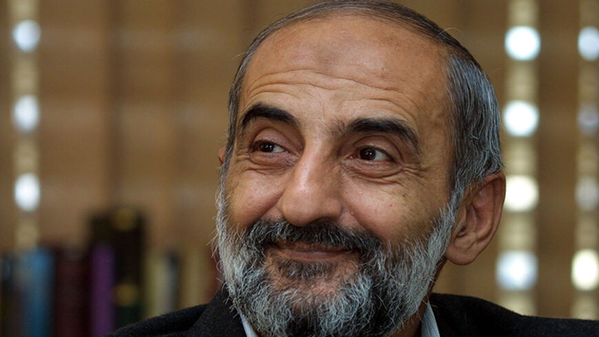 Hussein Shariatmadari, head of the hardline Kayhan publishing group and
Iran's most influential conservative commentator speaks with Reuters
correspondents at his office in Tehran January 7, 2003. Shariatmadari
said President Mohammad Khatami's bid to curb hardline opposition to
his reform policies with two new laws is doomed to failure.
REUTERS/Caren Firouz

CJF - RTRG8LH