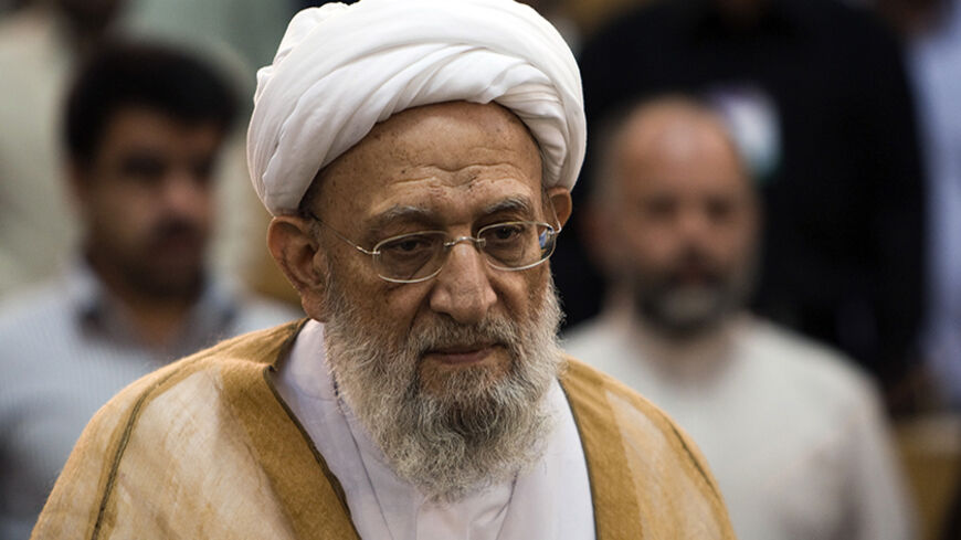 EDITORS' NOTE:  Reuters and other foreign media are subject to Iranian restrictions on their ability to film or take pictures in Tehran.

Ayatollah Mohammad Reza Mahdavi-Kani attends a conference in Tehran, in this file photo dated August 14, 2008. Arch hardliner Mahdavi-Kani was elected and confirmed as head of Iran's Assembly of Experts on March 8, 2011. REUTERS/Raheb Homavandi/Files  (IRAN - Tags: POLITICS) - RTR2JNIK