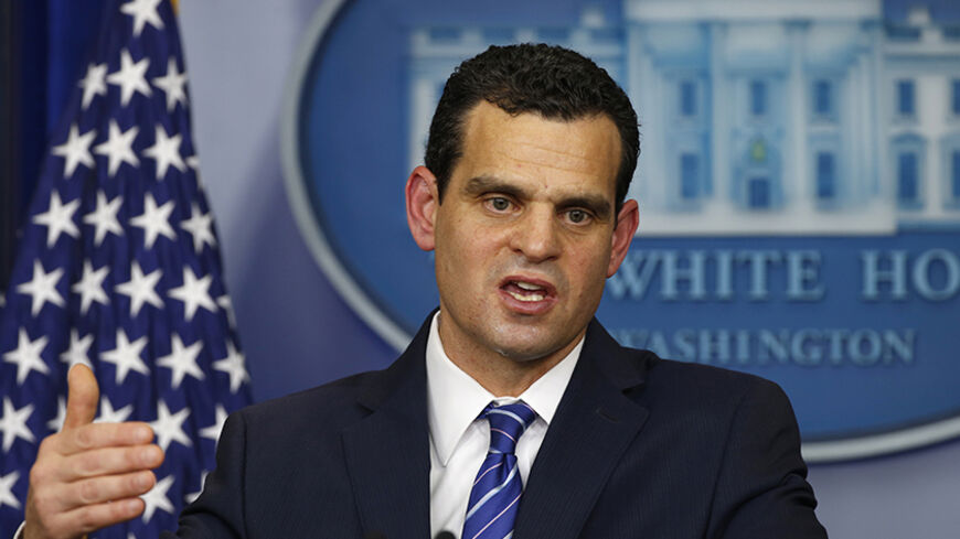 U.S. Treasury Undersecretary David Cohen speaks to reporters about ISIL at the White House in Washington October 23, 2014. Cohen said "With the important exception of some state-sponsored terrorist organizations, ISIL is probably the best-funded terrorist organization we have confronted."
REUTERS/Kevin Lamarque (UNITED STATES - Tags: POLITICS BUSINESS CIVIL UNREST CONFLICT) - RTR4BD3T
