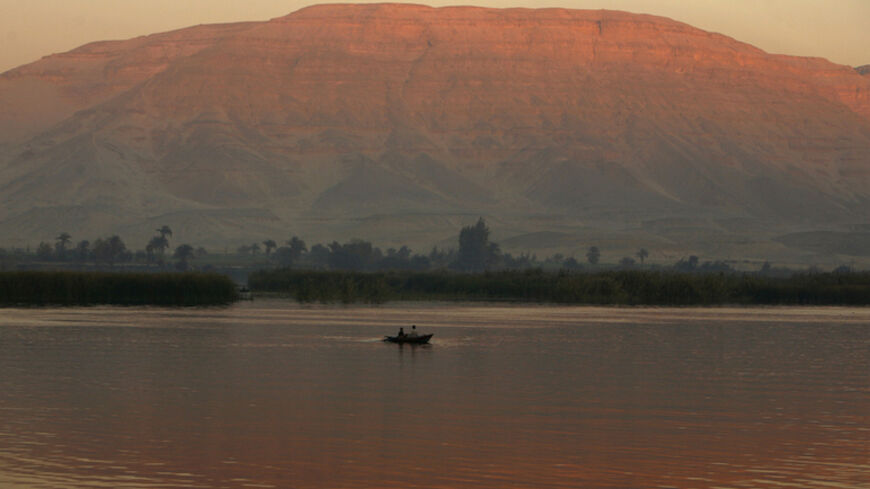 A boat is pictured on the Nile River in the southern Egyptian town of Nagaa Hamady in Qena, some 700 km (435 miles) south of Cairo, January 10, 2010.  REUTERS/Asmaa Waguih (EGYPT - Tags: SOCIETY TRAVEL) - RTR28QJH