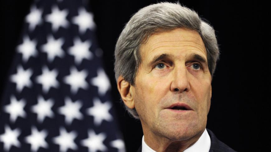 U.S. Secretary of State John Kerry gives a statement after a round table meeting of the global coalition to counter the Islamic State militant group at NATO headquarters in Brussels December 3, 2014. The U.S.-led coalition has inflicted serious damage on Islamic State, carrying out around 1,000 air strikes so far in Iraq and Syria, but the fight against the militants could last years, U.S. Secretary of State John Kerry said on Wednesday.   REUTERS/Eric Vidal (BELGIUM - Tags: POLITICS CIVIL UNREST TPX IMAGES