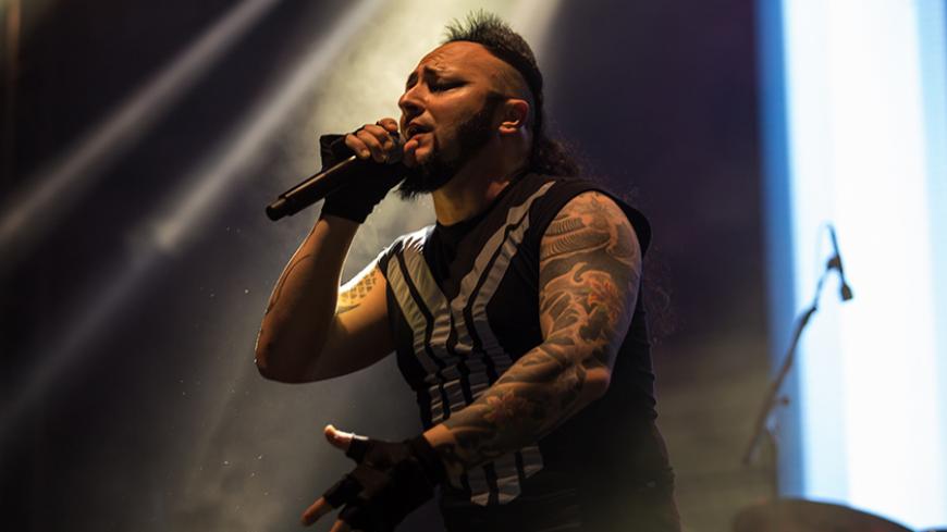 Ankara - TURKEY, 03-15-2015: Hayko Cepkin on stage during a concert.(Photo © 2015 Piero Castellano)