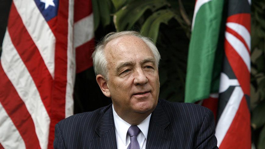 Stephen Rapp, U.S. ambassador-at-large for war crimes issues, addresses a news conference in Kenya's capital Nairobi, November 16, 2009. The United States will attend an International Criminal Court (ICC) meeting this week as an observer for the first time since the Hague court was set up in 2002, President Barack Obama's war crimes envoy said on Monday. REUTERS/Thomas Mukoya (KENYA POLITICS CRIME LAW CONFLICT) - RTXQSWO