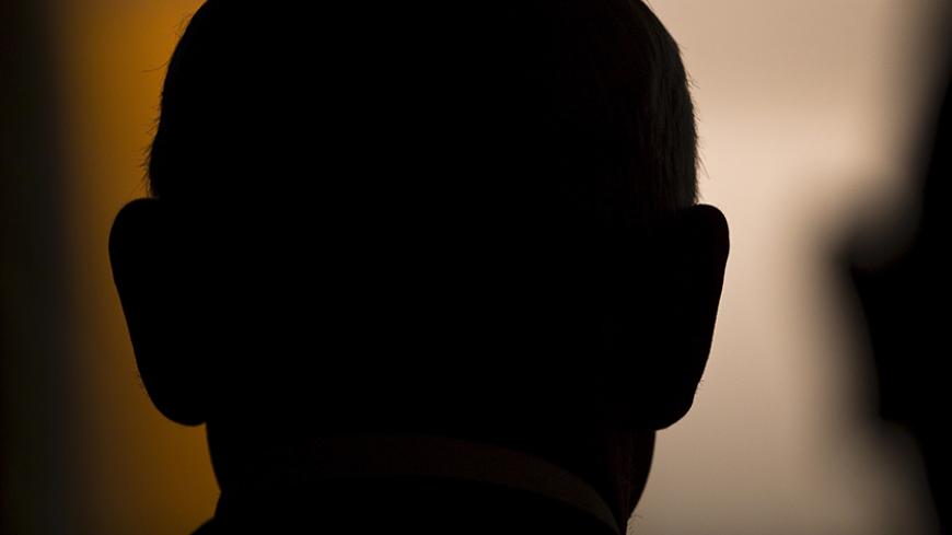 Israel's Prime Minister Benjamin Netanyahu waits to deliver a speech during an international Jewish leaders meeting in Jerusalem October 20, 2015. REUTERS/Amir Cohen - RTS57RX