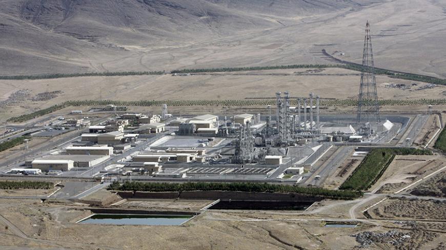 A view of the Arak heavy-water project 190 km (120 miles) southwest of Tehran August 26, 2006. Iran President Mahmoud Ahmadinejad launched a new phase in the Arak heavy-water reactor project on Saturday, despite Western fears it is aimed at producing a bomb. REUTERS/ISNA/Handout (IRAN) - RTR1GPBS