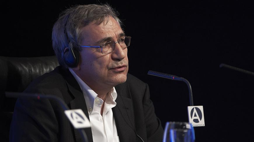 MADRID, SPAIN - MARCH 30:  Turkish author and Nobel Prize in Literature  Orhan Pamuk attends "Vargas Llosa: Cultura, Ideas Y Libertad" seminar at Casa de America on March 30, 2016 in Madrid, Spain.  (Photo by Carlos Alvarez/Getty Images)