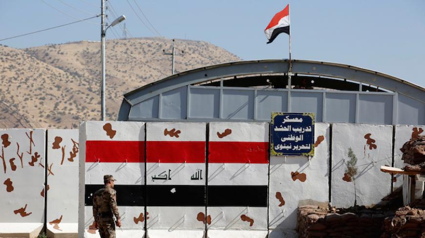 A view of Zalikan Camp in Bashiqa, October 6, 2016. Picture taken October 6, 2016. REUTERS/Thaier Al-Sudani - RTSR6ML