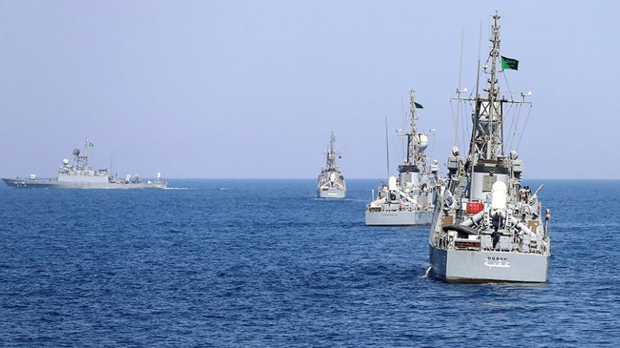 Saudi warships are seen during “Gulf Shield 1” exercise by members of Royal Saudi Navy, east of Saudi Arabia, October 9, 2016. REUTERS/Faisal Al Nasser  - RTSRHDY