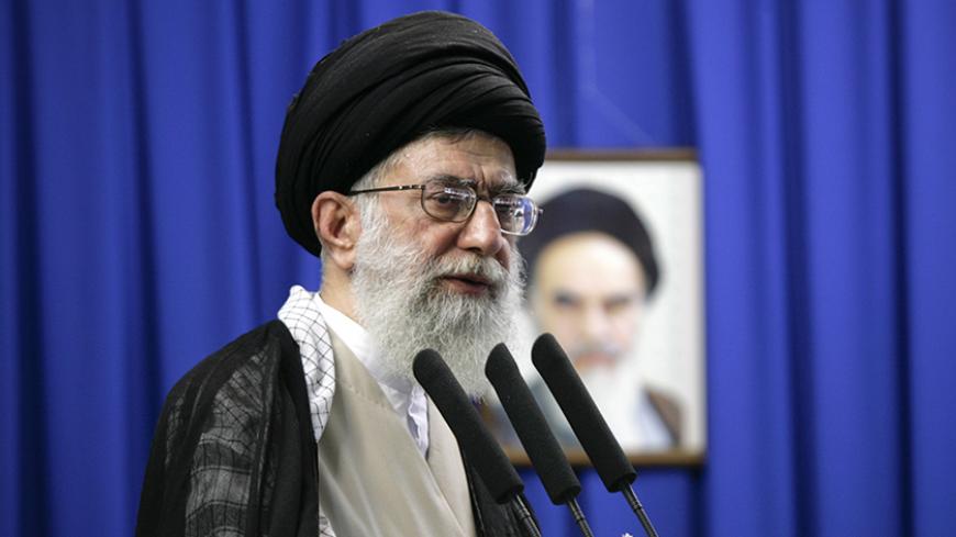 EDITORS' NOTE: Reuters and other foreign media are subject to Iranian restrictions on their ability to report, film or take pictures in Tehran.

Iran's Supreme Leader Ayatollah Ali Khamenei delivers a sermon during Friday prayers at Tehran University June 19, 2009. Khamenei on Friday demanded an end to street protests that have shaken the country since a disputed presidential election a week ago and said any bloodshed would be their leaders' fault.   REUTERS/Morteza Nikoubazl (IRAN POLITICS ELECTIONS RELIGI