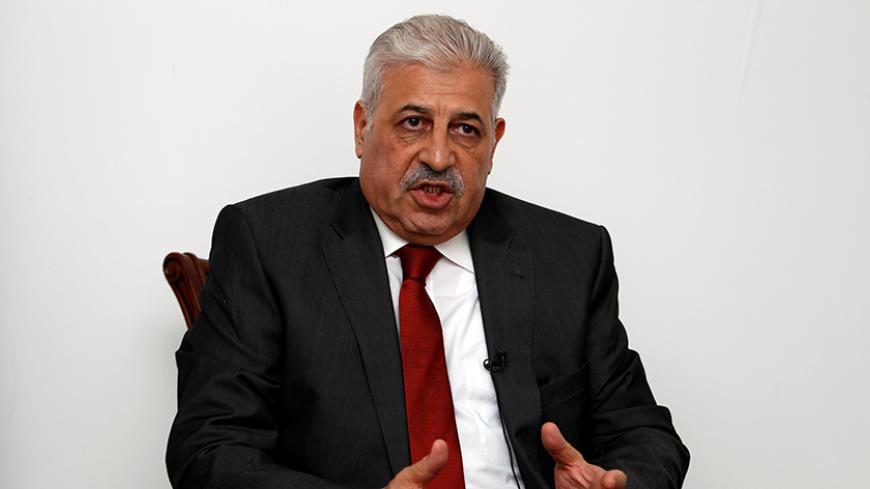 Former Mosul governor Atheel al-Nujaifi speaks during an interview with Reuters in Erbil, in Iraq's Kurdistan region October 4, 2016. Picture taken October 4, 2016. REUTERS/Khalid al Mousily - RTSQTUJ