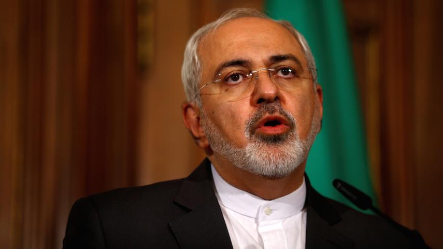 Iran's Foreign Minister Mohammad Javad Zarif attends a press conference in Berlin, Germany, June 15, 2016.    REUTERS/Axel Schmidt - RTX2GGHH