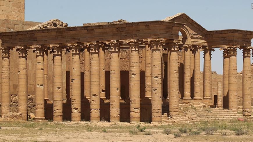 A picture shows the UNESCO-listed ancient city of Hatra, south of Mosul, on April 27, 2017.
Iraqi forces retook the town of Hatra, southwest of Mosul, on the third day of an operation that saw them wrest back the archeological site from the Islamic State group. The ancient city is one of the heritage jewels of Iraq and was damaged by IS after they took over large parts of the country three years ago. / AFP PHOTO / AHMAD AL-RUBAYE        (Photo credit should read AHMAD AL-RUBAYE/AFP/Getty Images)