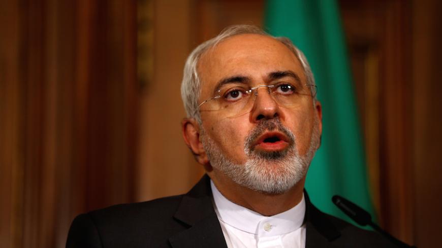 Iran's Foreign Minister Mohammad Javad Zarif attends a press conference in Berlin, Germany, June 15, 2016.    REUTERS/Axel Schmidt - RTX2GGHH