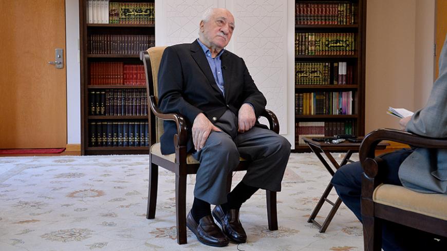 U.S.-based Turkish cleric Fethullah Gulen at his home in Saylorsburg, Pennsylvania, U.S. July 10, 2017. REUTERS/Charles Mostoller - RTX3B23S