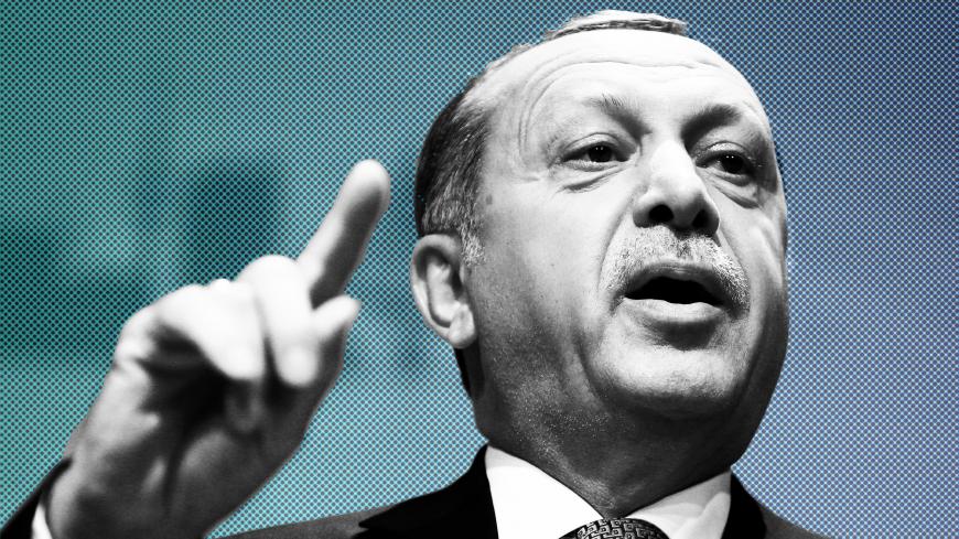 Turkish President Recep Tayyip Erdogan speaks during a news conference to present the outcome of the G20 leaders summit in Hamburg, Germany July 8, 2017. REUTERS/Wolfgang Rattay TPX IMAGES OF THE DAY - RTX3ANDU